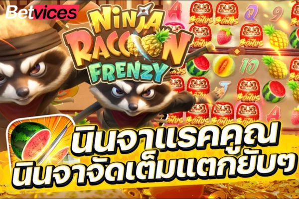 Betvice เกม Ninja Raccoon Frenzy คูนนินจา จอห์นนี่